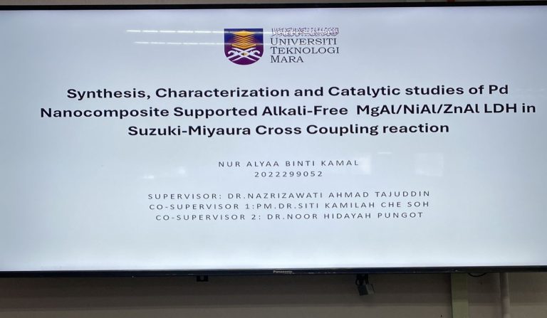 MSc to PhD Conversion: Congratulations Nur Alya Kamal!